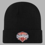 2025 Bears NFC North Champions Knit Hat
