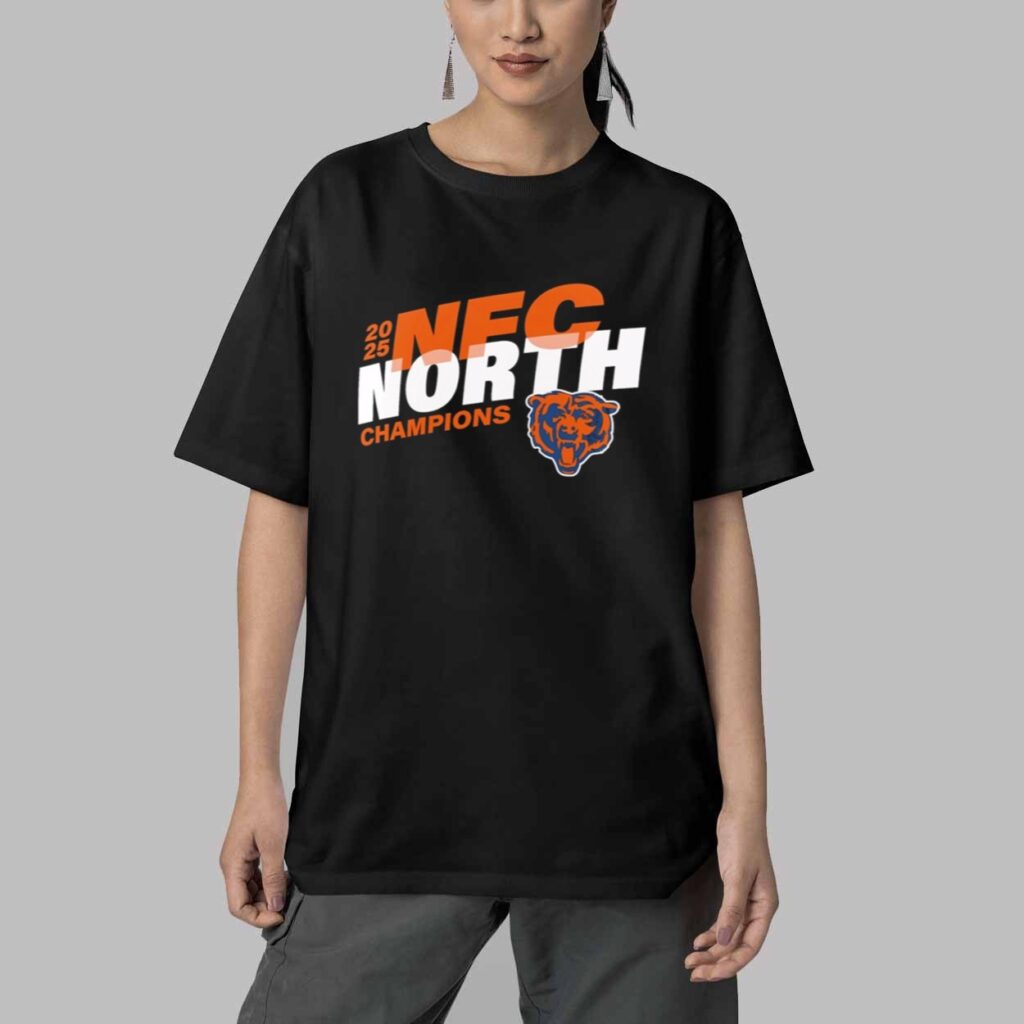 2025 Bears NFC North Champions Shirt 5