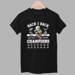 2025 Eagles NFC Back To Back East Champions Shirt
