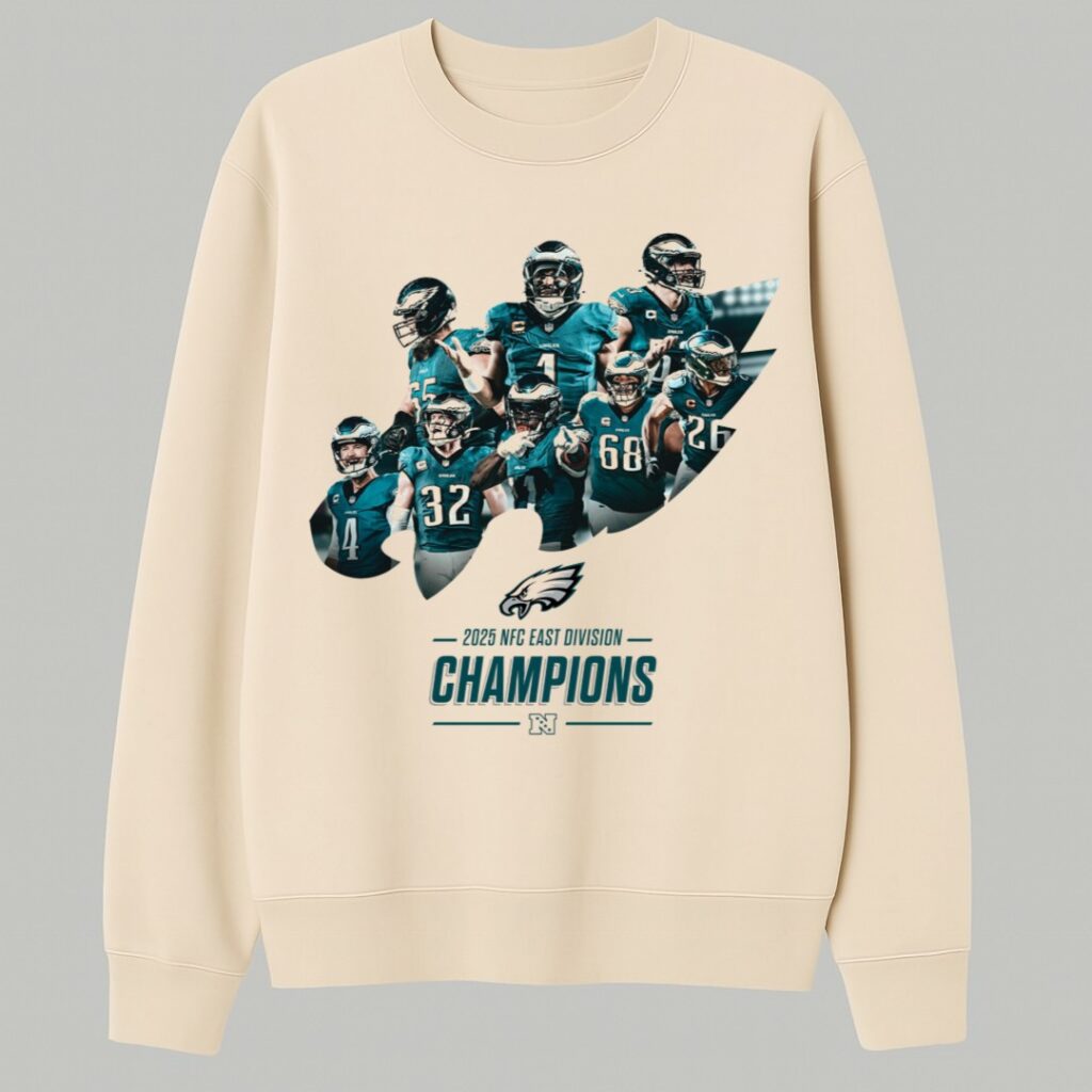 2025 Eagles NFC East Division Shirt 2