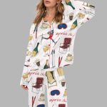 Apres Ski Silky Satin Pajama Set