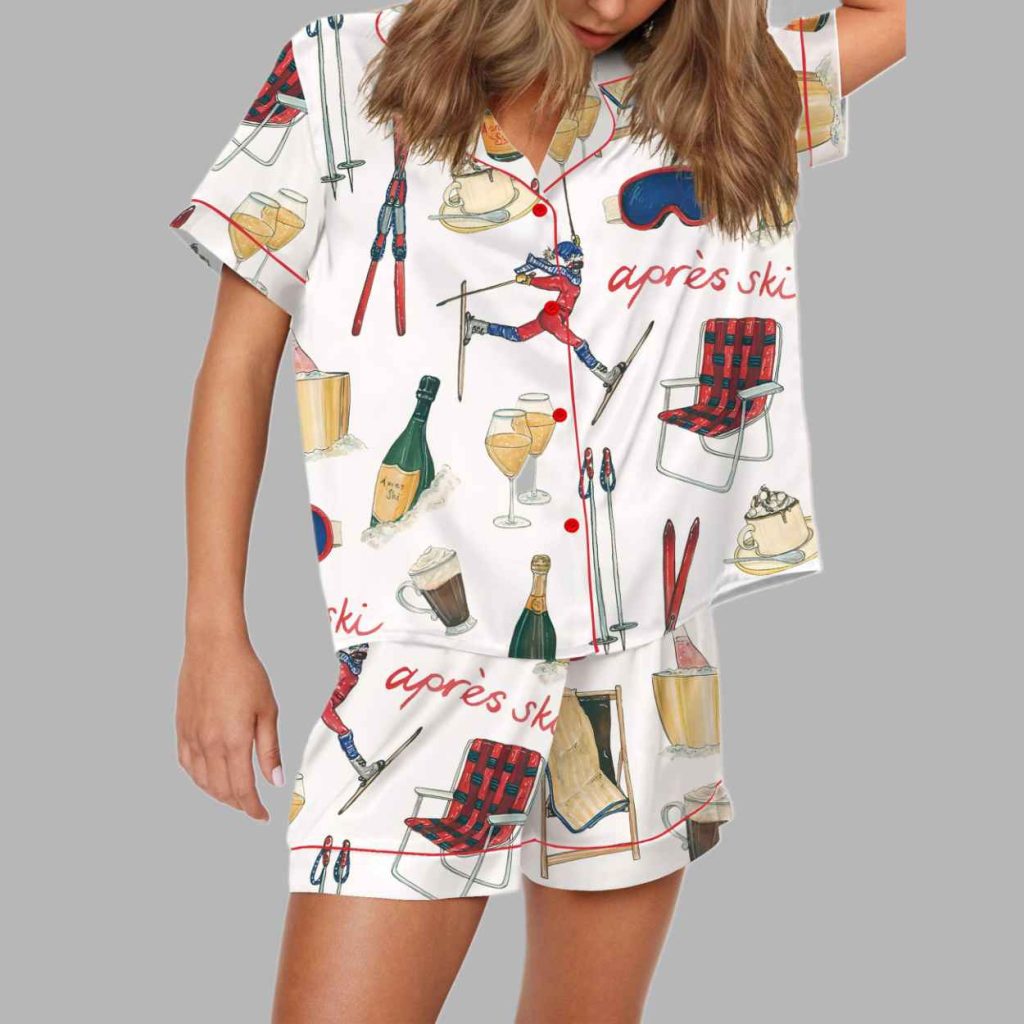 Apres Ski Silky Satin Pajama Set 4