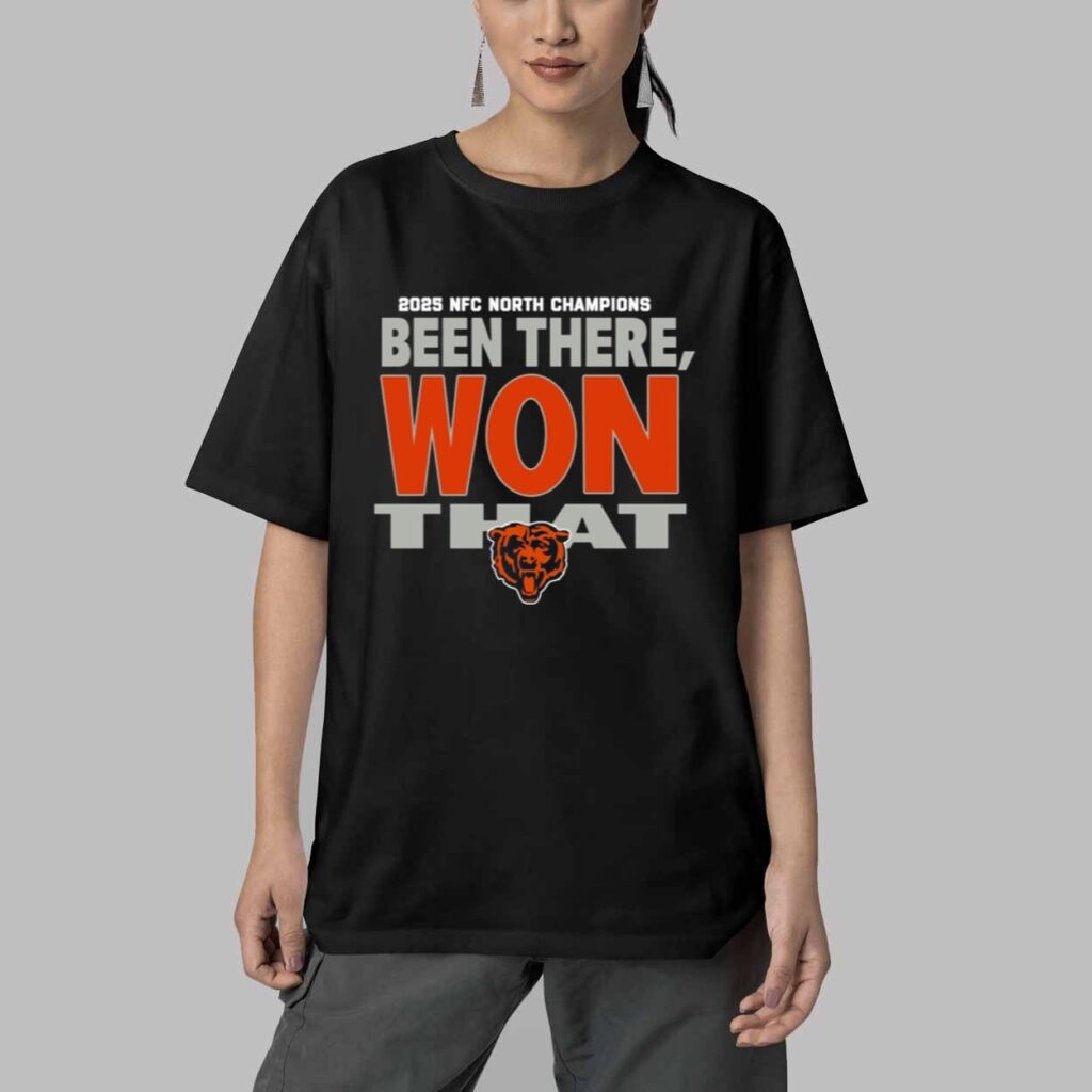 Bears 2025 NFC North Champions Been There Won That Shirt 5