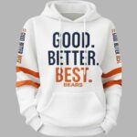 Bears Good Better Best Waffle Hoodie