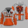 Bears Personalization 3D Half zip Hoodie 1