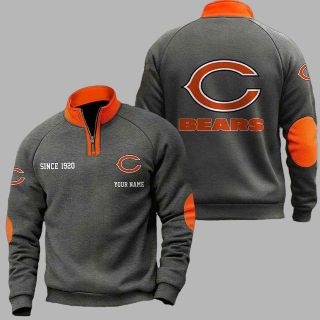 Bears Since 1920 Quarter Collared Sweatshirt 2