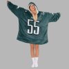Brandon Graham 55 Philadelphia Football Unisex Blanket Hoodie 4 Brandon Graham 55 Philadelphia Football Unisex Blanket Hoodie 2