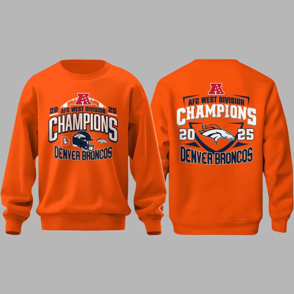 Broncos AFC West Champions 2025 Sweatshirt 2