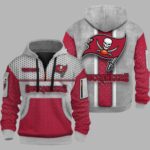 Buccancers Personalization 3D Half-zip Hoodie