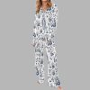 Catholic Virgin Mary Toile Silky Satin Pajama Set 5 Catholic Virgin Mary Toile Silky Satin Pajama Set 2