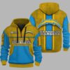 Chargers Personalization 3D Half zip Hoodie 2
