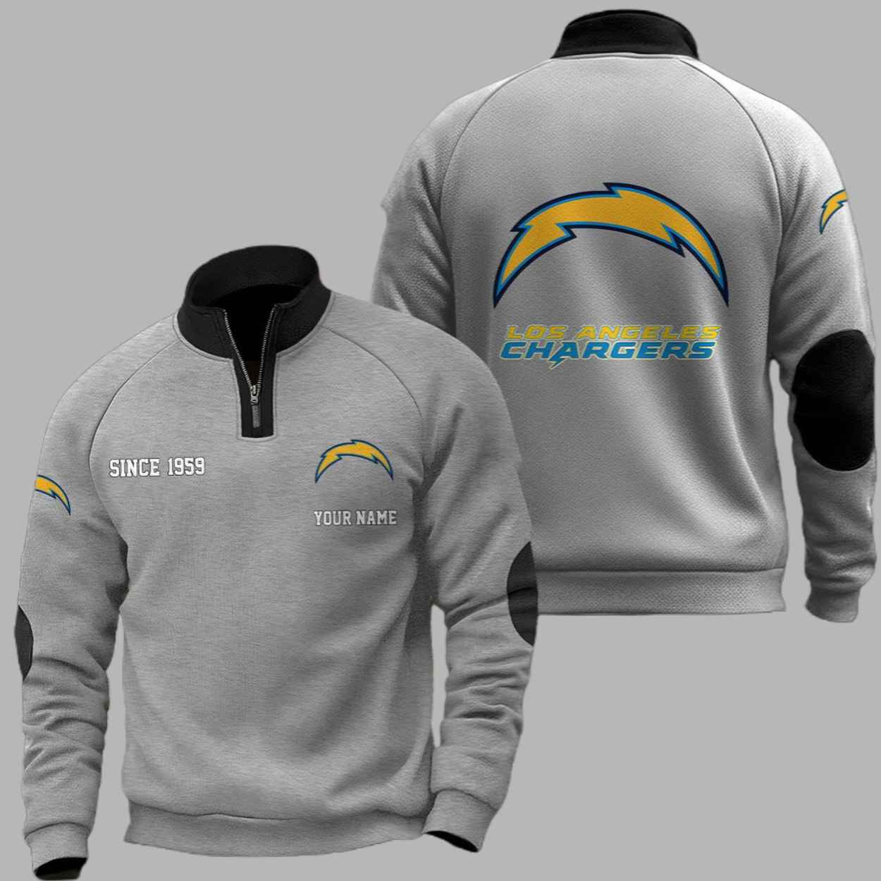 Chargers Since 1959 Quarter Collared Sweatshirt 1 Chargers Since 1959 Quarter Collared Sweatshirt 1