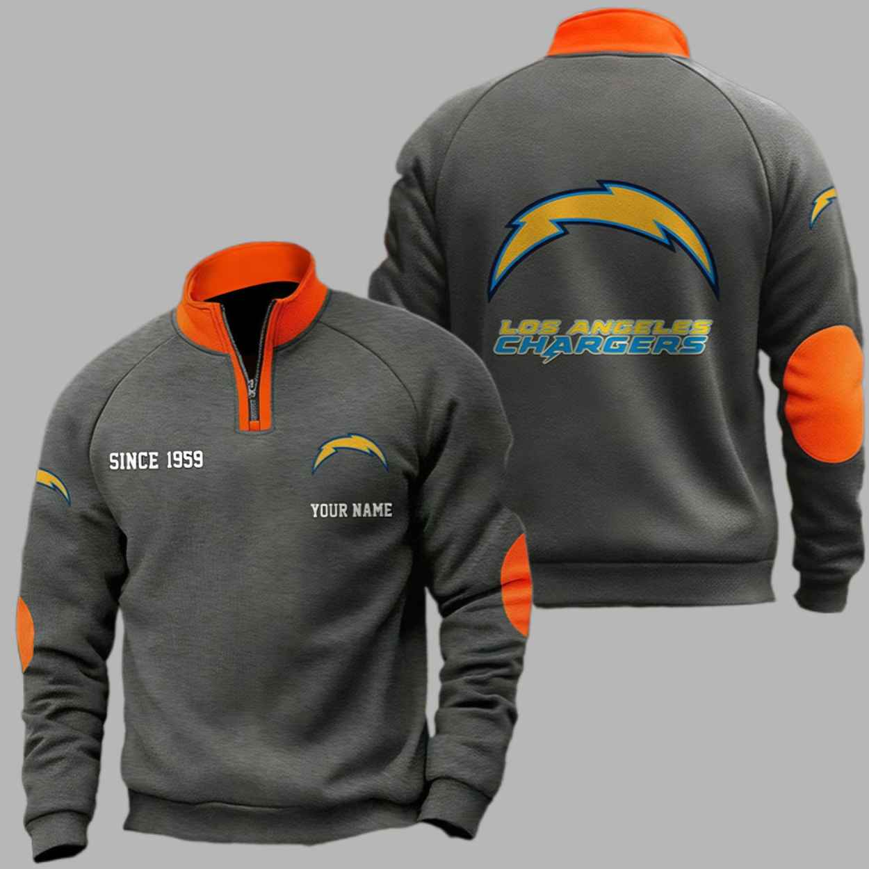Chargers Since 1959 Quarter Collared Sweatshirt 2 Chargers Since 1959 Quarter Collared Sweatshirt 2