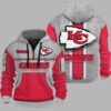 Chiefs Personalization 3D Half zip Hoodie 1