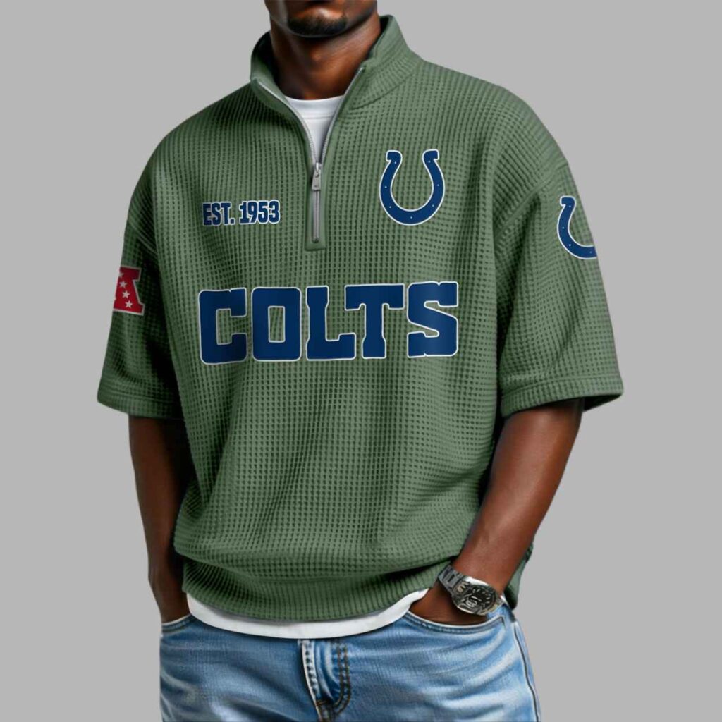Colts EST 1953 Quarter Zip Shirt 3