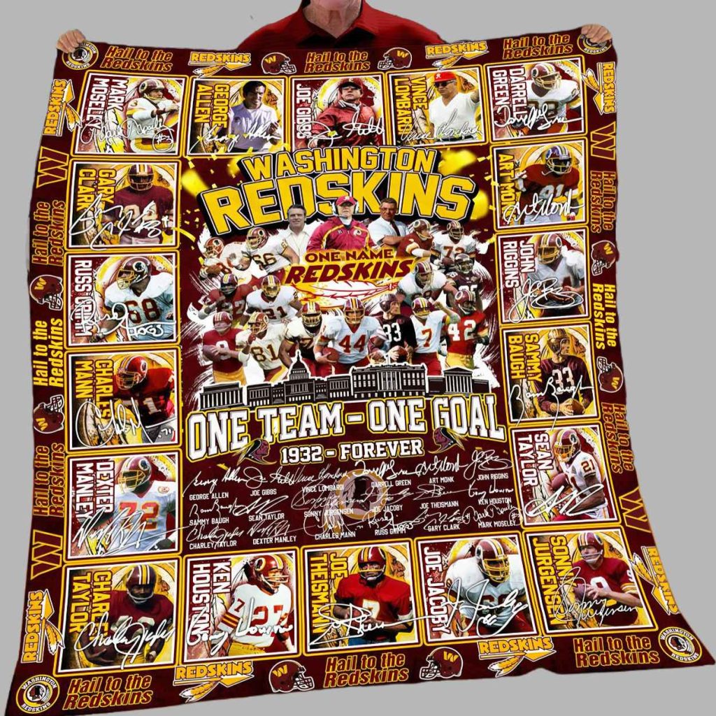 Commanders One Team 1932 Forever Blanket 2