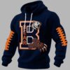 Da Bears Football Waffle Hoodie 1