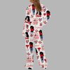 Delta Sigma Theta DST Silky Satin Pajama Set 3