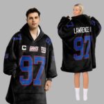 Dexter Lawrence II 97 New York G Football Unisex Blanket Hoodie