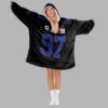 Dexter Lawrence II 97 New York G Football Unisex Blanket Hoodie 4 Dexter Lawrence II 97 New York G Football Unisex Blanket Hoodie 2