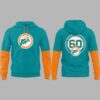 Dolphins 60th Anniversary Celebration Hoodie 2