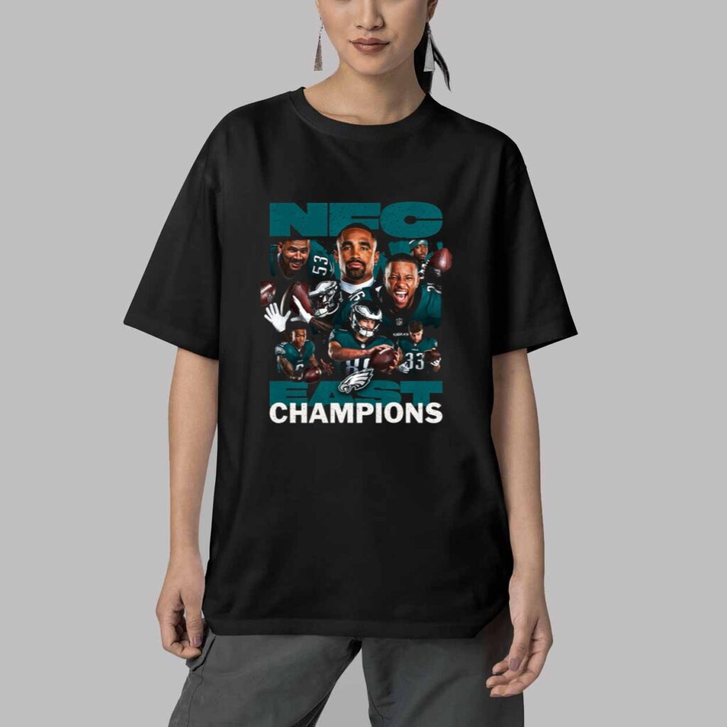 Eagles Back To Back NFC East Champs Shirt 5