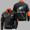 Eagles Since 1933 Quarter Collared Sweatshirt 1