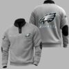 Eagles Since 1933 Quarter Collared Sweatshirt 2