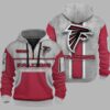 Falcons Personalization 3D Half zip Hoodie 1
