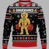 Funny Gym Gingershred Christmas Ugly Sweater 5 Funny Gym Gingershred Christmas Ugly Sweater 1
