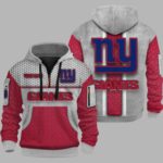 Giants Personalization 3D Half-zip Hoodie
