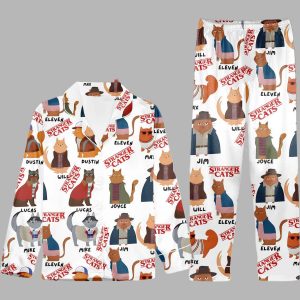Stranger Cats Pajama Set 1