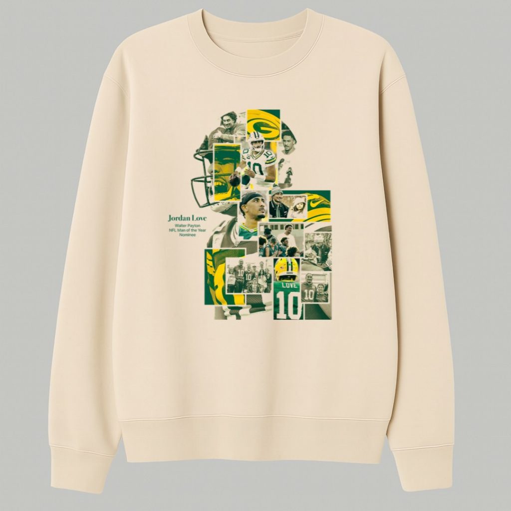 Jordan Love Packers Man Of The Year Nominee Shirt 2