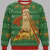Laser Eye Cat Christmas Ugly Sweater 5 Laser Eye Cat Christmas Ugly Sweater 1