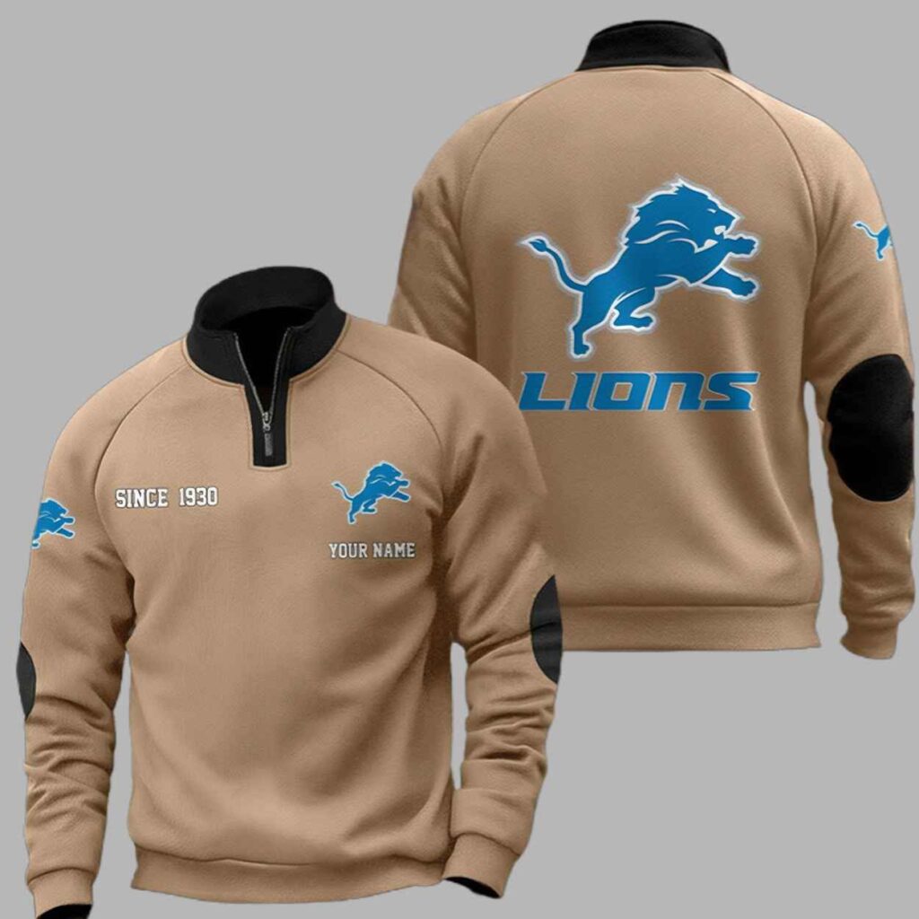 Lions Since 1930 Quarter Collared Sweatshirt 3