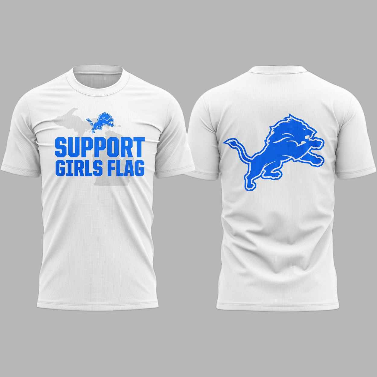 Lions Support Girls Flag SweatShirt 2 Lions Support Girls Flag SweatShirt 1