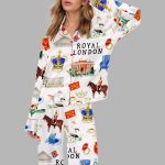 London Royal Silky Satin Pajama Set