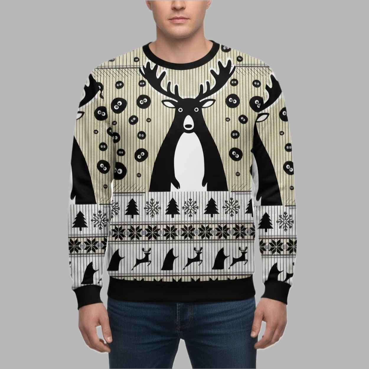 No Face Christmas Ugly Sweater 2 No Face Christmas Ugly Sweater 2