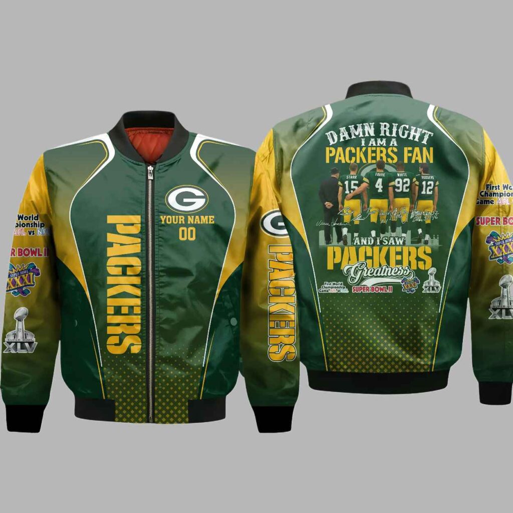 Packers Damn Right Custom Name Jacket 1 Packers Damn Right Custom Name Jacket 1