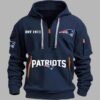 Patriots EST 1971 Quarter Zip Hoodie 2