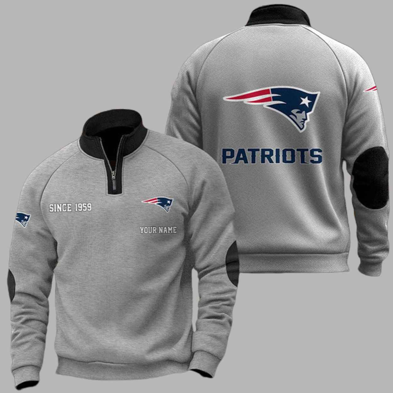 Patriots Since 1959 Quarter Collared Sweatshirt 3 Patriots Since 1959 Quarter Collared Sweatshirt 3