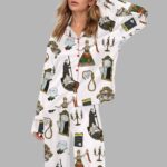 Phantom Of The Opera Musical Silky Satin Pajama Set