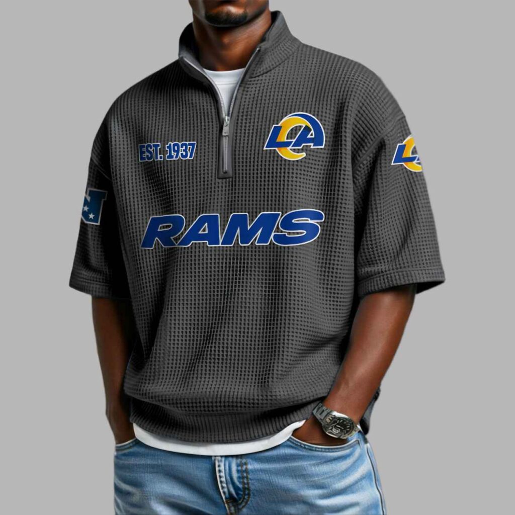 Rams EST 1937 Quarter Zip Shirt 3