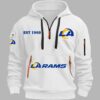 Rams EST 1960 Quarter Zip Hoodie 1