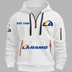 Rams EST 1960 Quarter Zip Hoodie