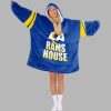 Rams House Football Unisex Blanket Hoodie 4 Rams House Football Unisex Blanket Hoodie 2