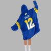 Rams House Football Unisex Blanket Hoodie 5 Rams House Football Unisex Blanket Hoodie 3
