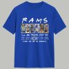 Rams Ill Be There For You Thank You For The Memories Shirt 1