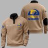 Rams Since 1936 Quarter Collared Sweatshirt 3