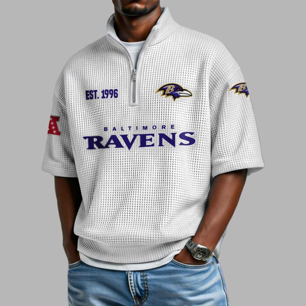 Ravens EST 1996 Quarter Zip Shirt 3